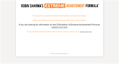 Desktop Screenshot of extremeachievementformula.com